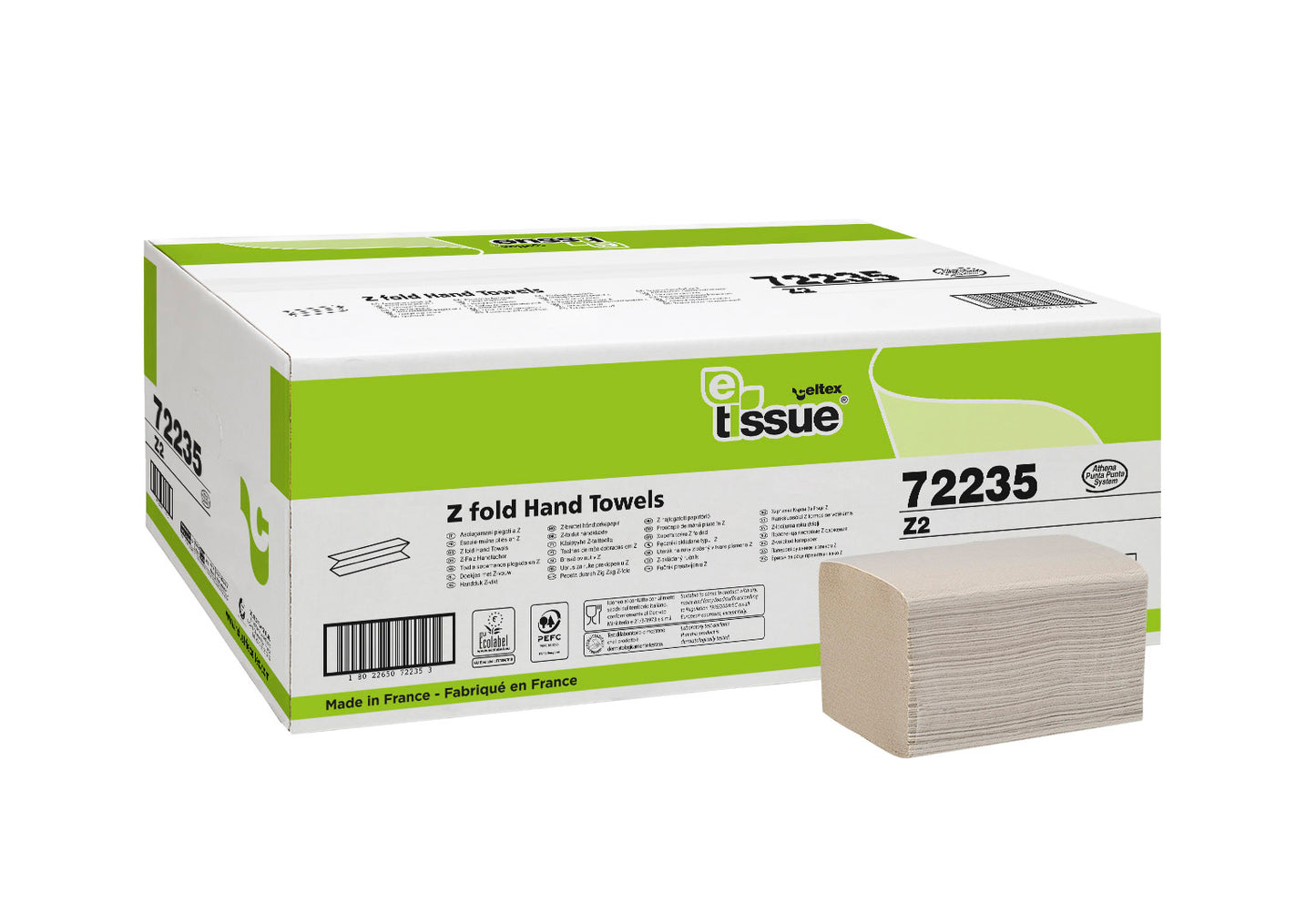 E-tissue - Z Handþurrkur 150x25
