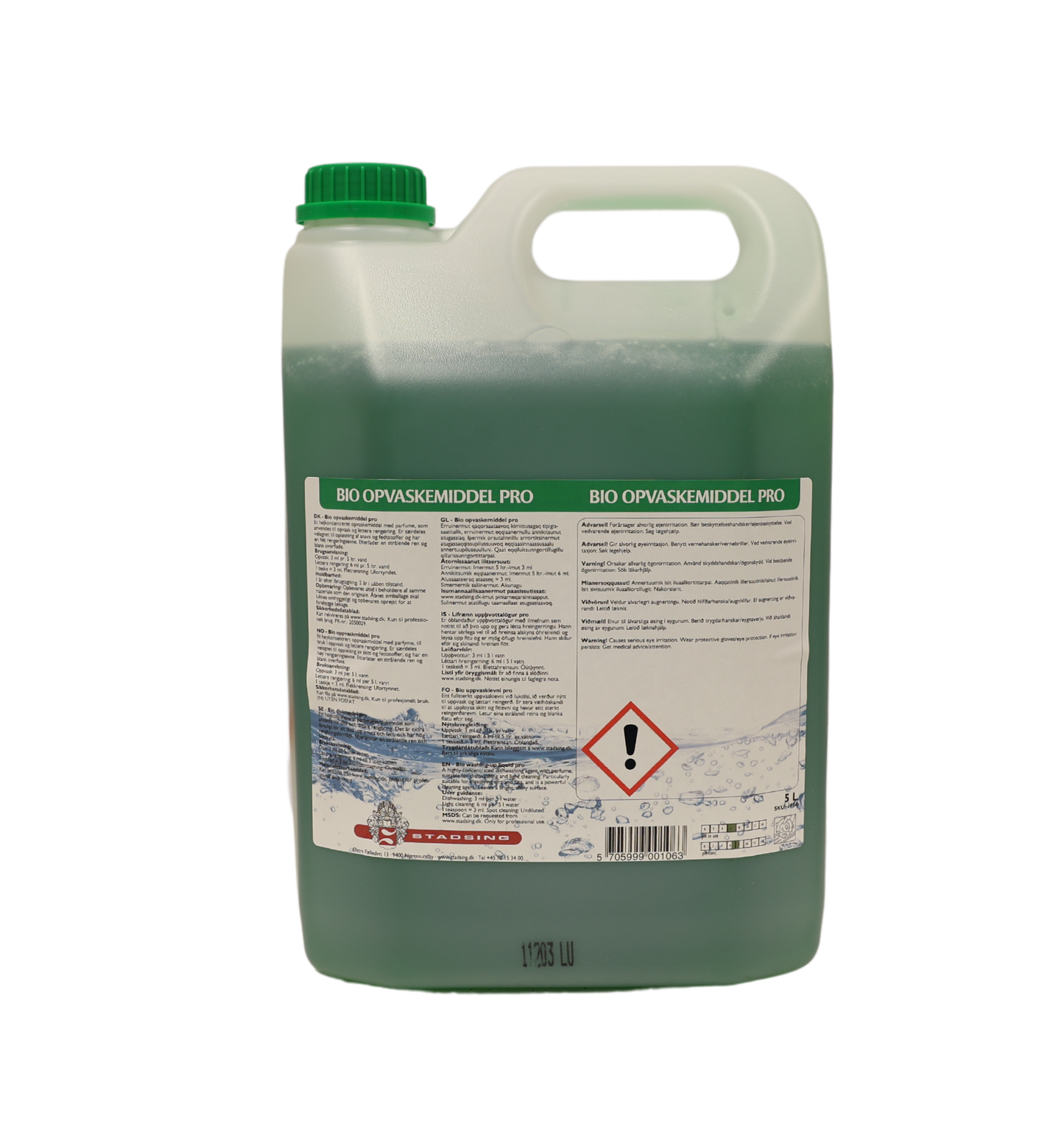 BIO uppþvottalögur PRO 5L