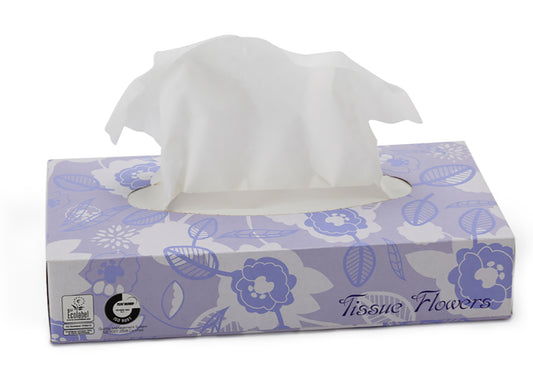 Facial Tissue Tissue Flowers 100x40