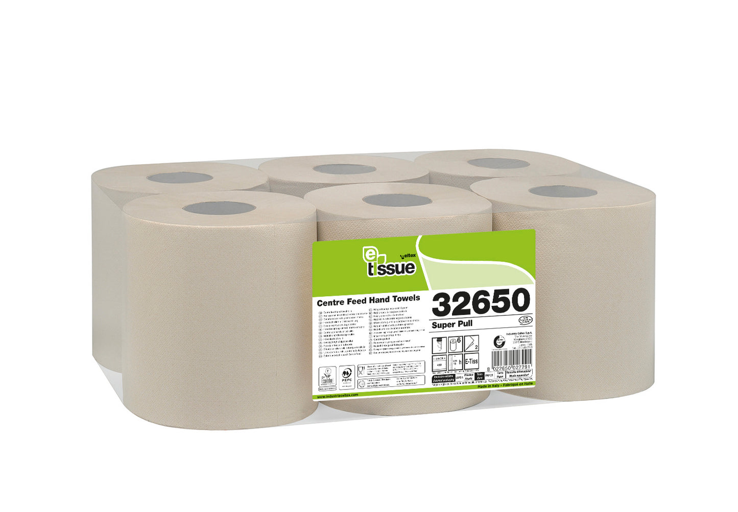 E-tissue Handþurrkur 1x6