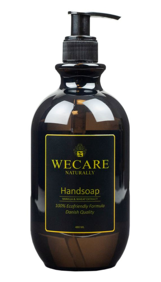 WeCare Gæða handsápa með vanilluilm og pumpu 0.48L